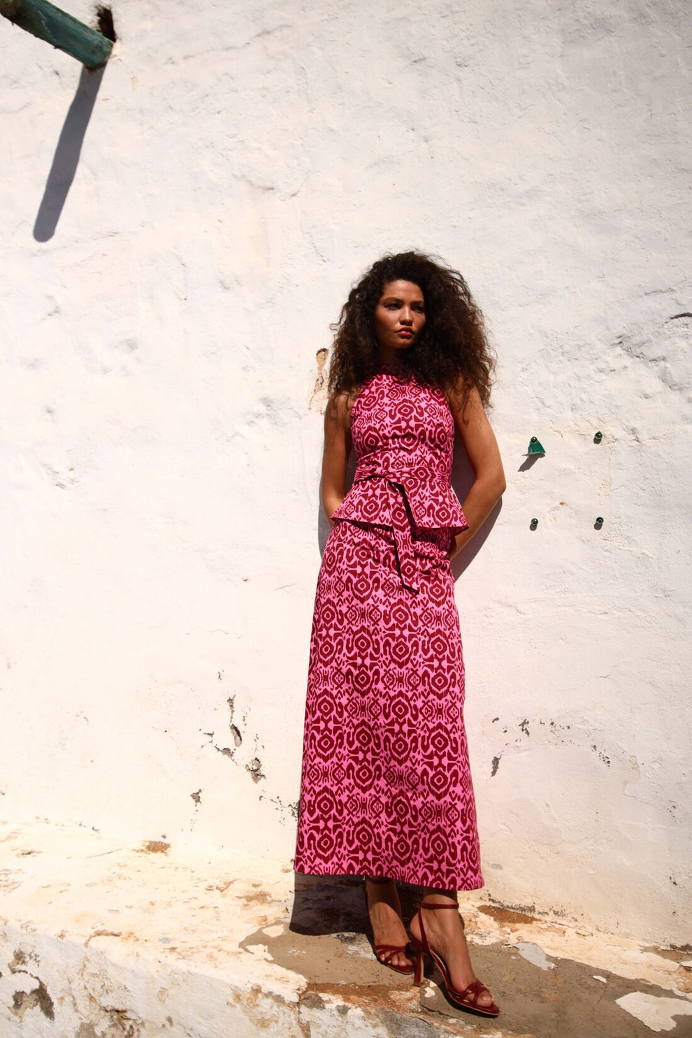 ISABEL - VESTIDO LARGO ESTAMPADO