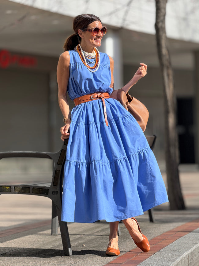 OFELIA - VESTIDO SIN MANGAS EVASÉ