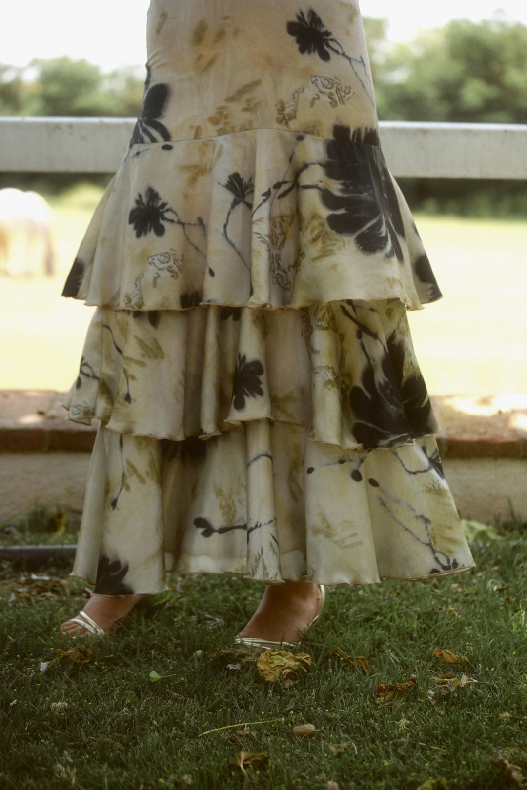 ROSARIO - VESTIDO ESTAMPADO CON ESCOTE EN V
