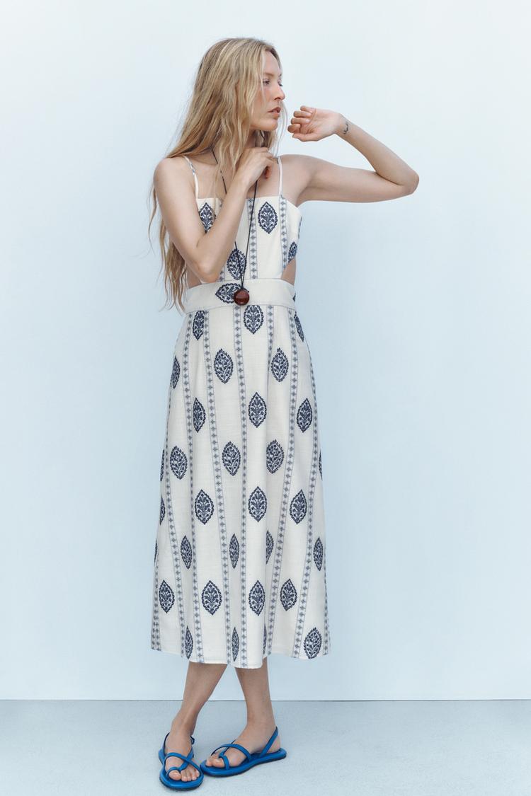 INMACULADA - VESTIDO MIDI BORDADO