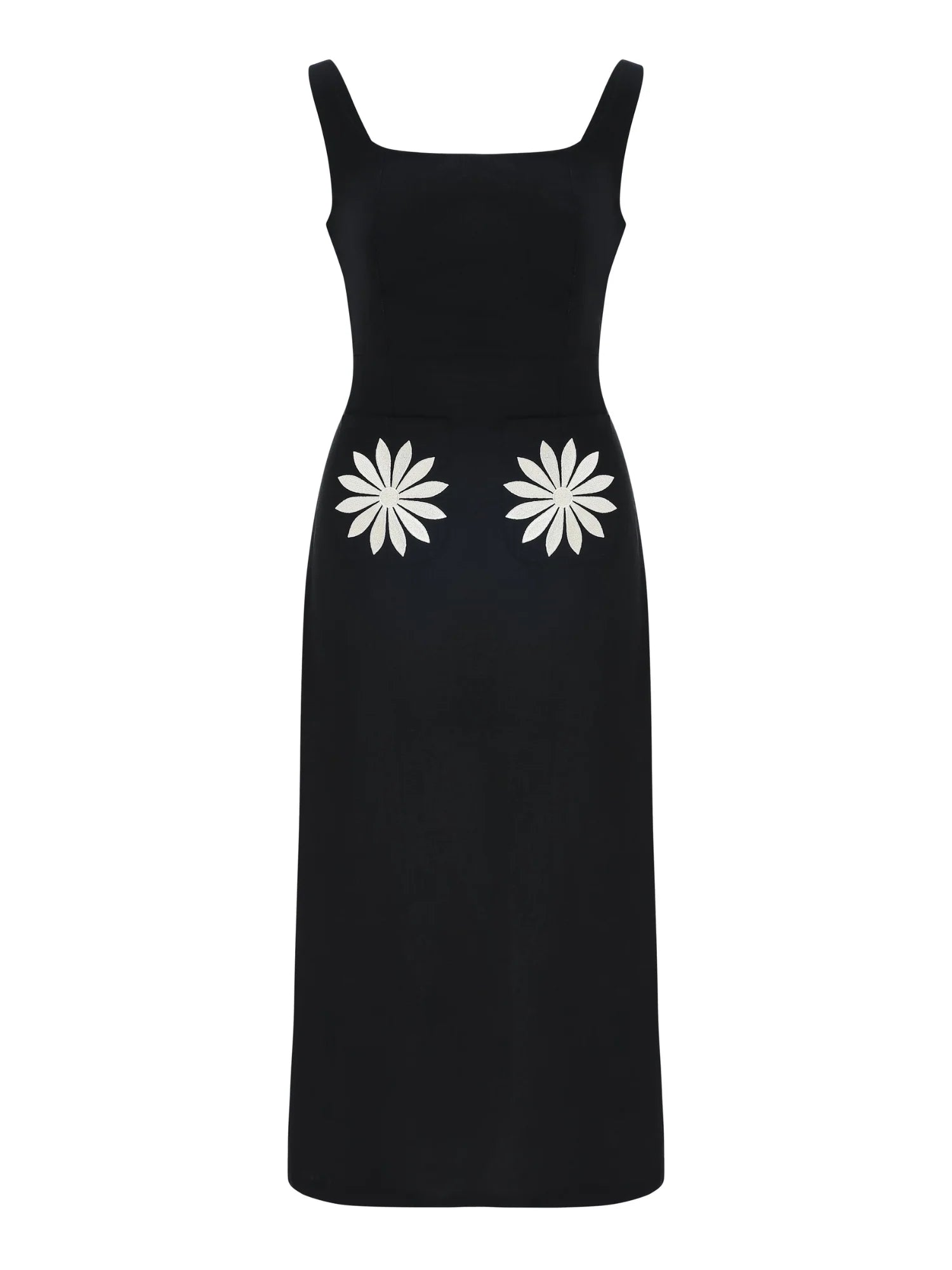 GREGORIA - VESTIDO DE LINO BORDADO