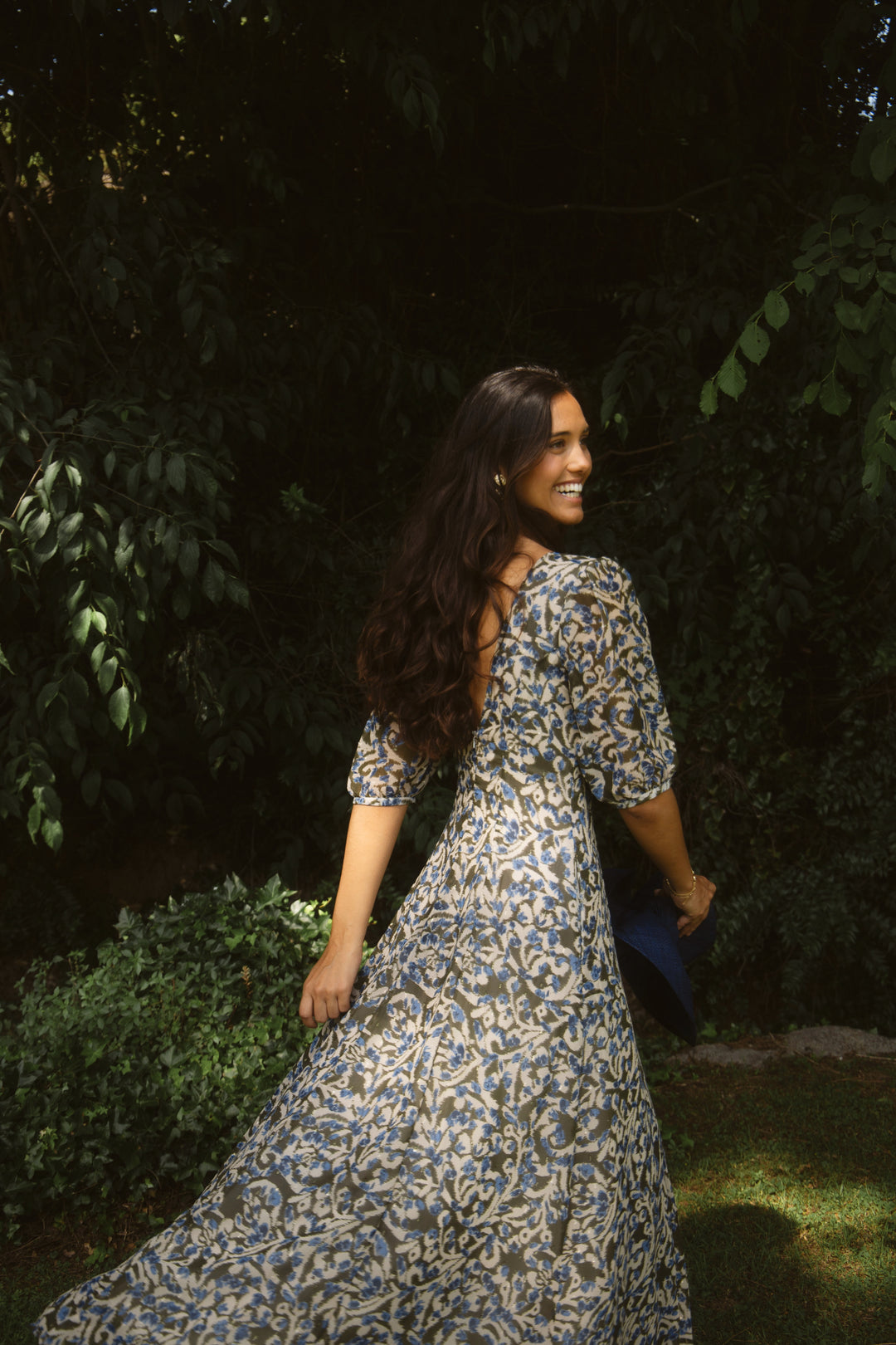 MARGARITA - VESTIDO ESTAMPADO CON ESCOTE CUADRADO