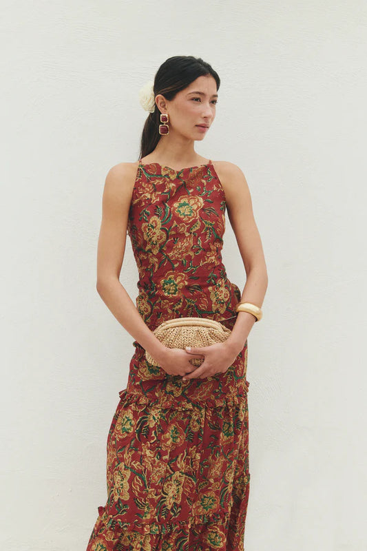 ESTHER - CONJUNTO DE TOP Y FALDA