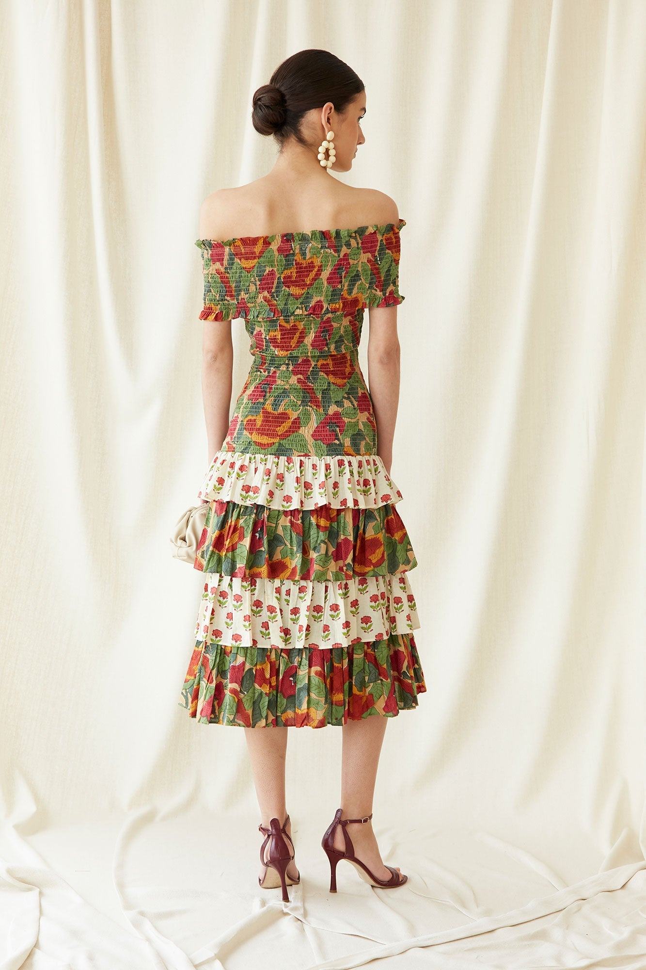 OLGA -  VESTIDO CON ESTAMPADO FLORAL
