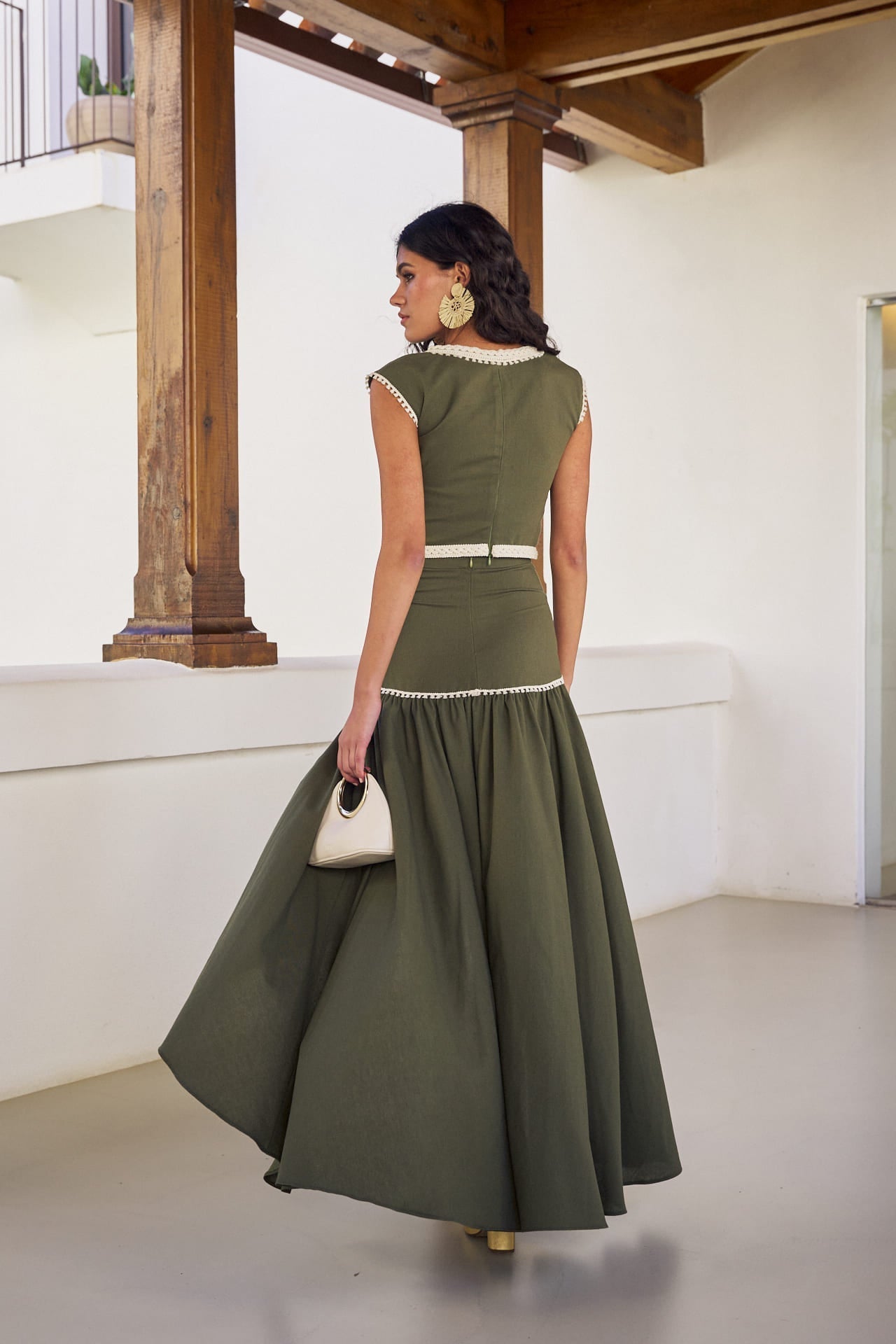 PAULA - CONJUNTO TOP Y FALDA