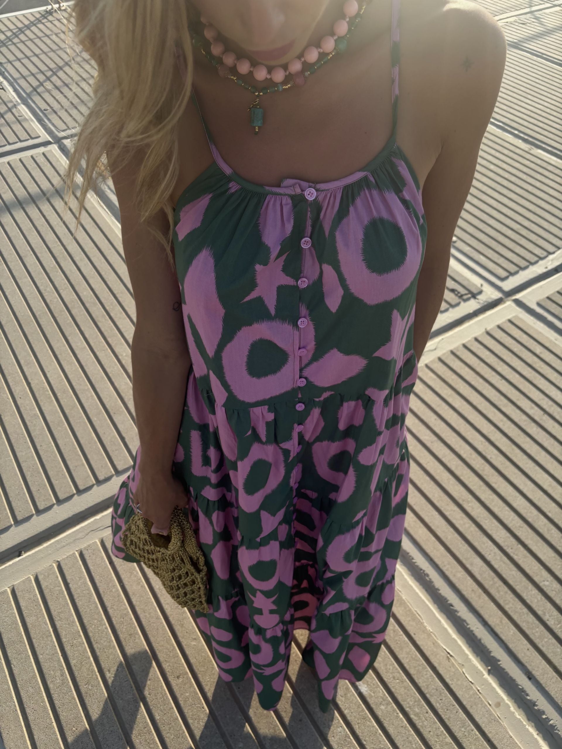 LAIA - VESTIDO ESTAMPADO DE TIRANTES