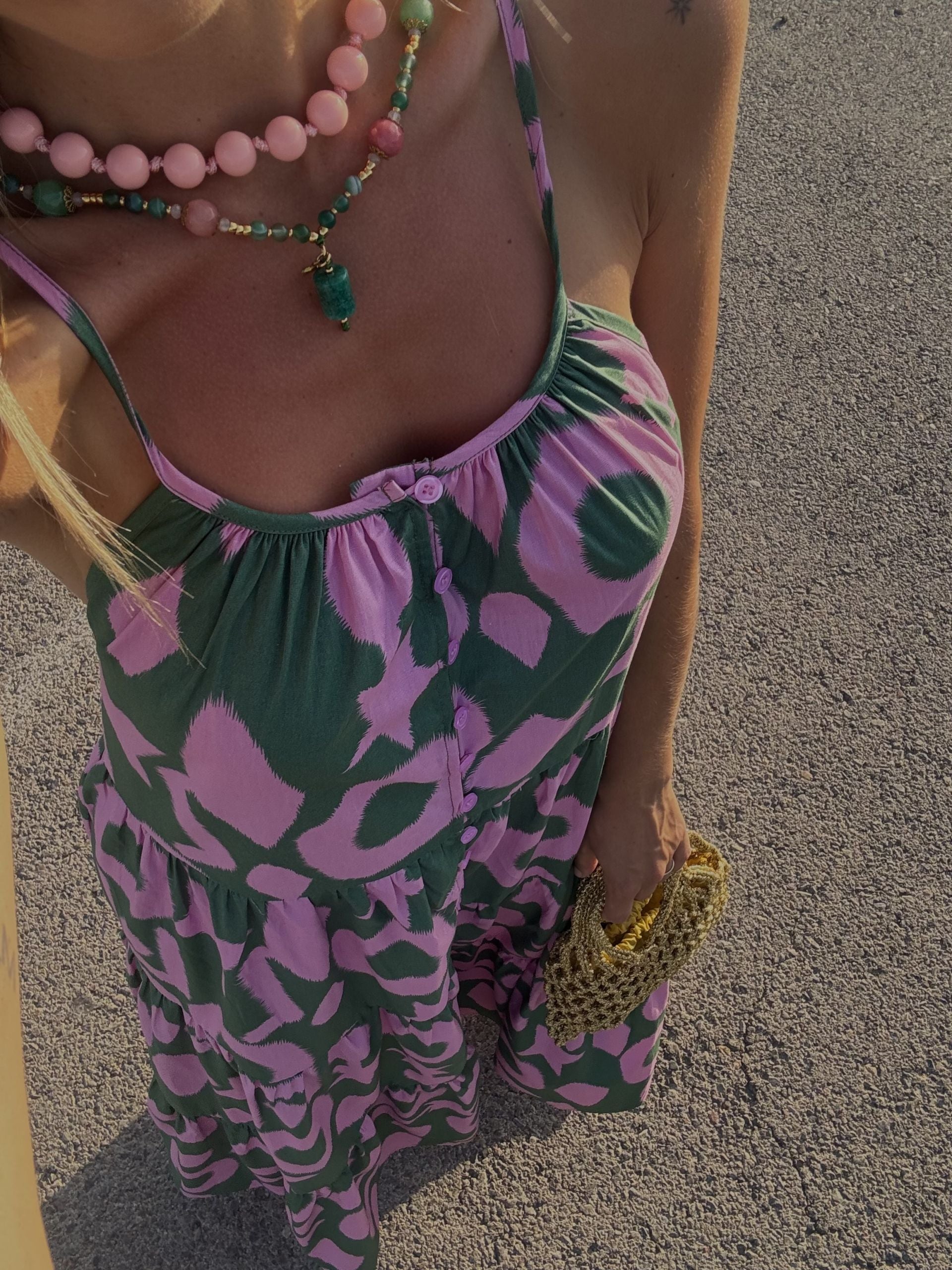 LAIA - VESTIDO ESTAMPADO DE TIRANTES