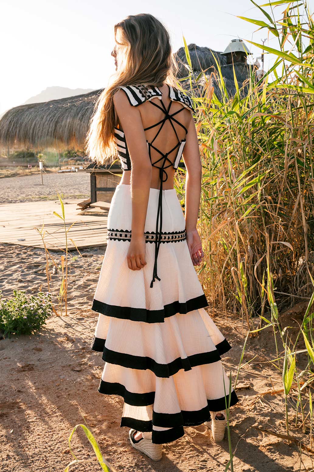 DOLORES - CONJUNTO DE TOP Y FALDA