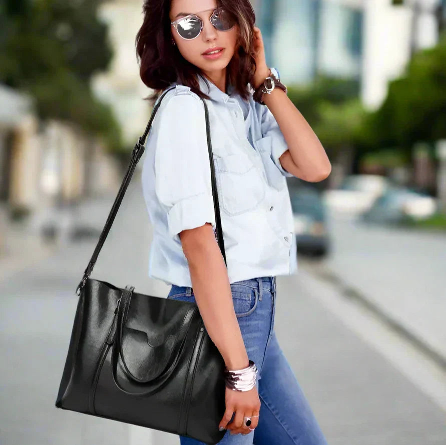 GABRIELA - BOLSO TOTE DE CUERO