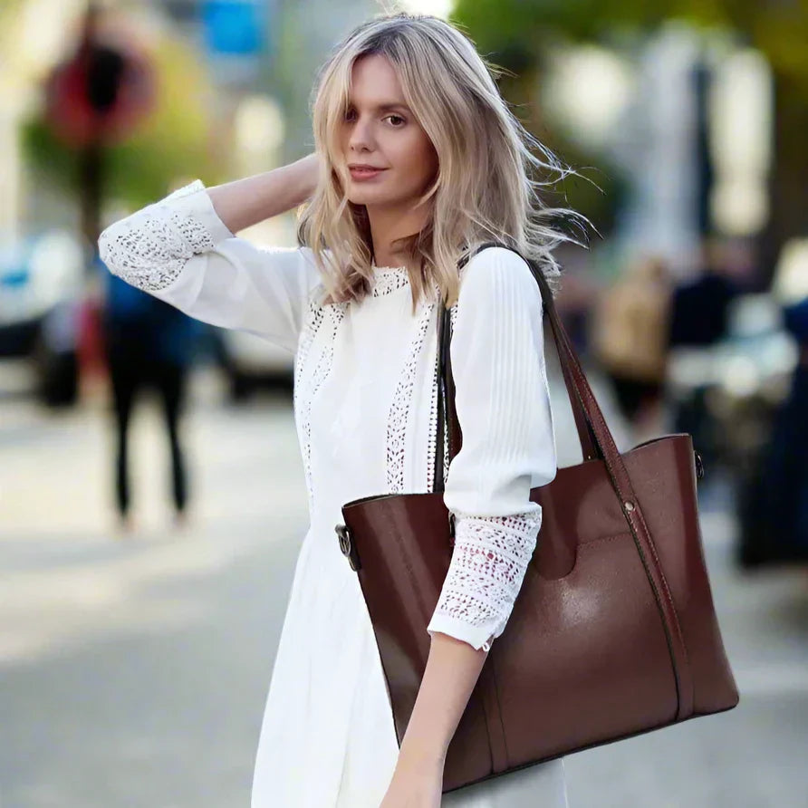 GABRIELA - BOLSO TOTE DE CUERO