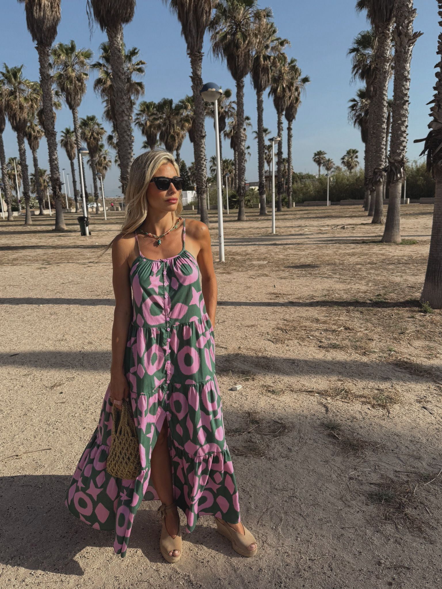 LAIA - VESTIDO ESTAMPADO DE TIRANTES
