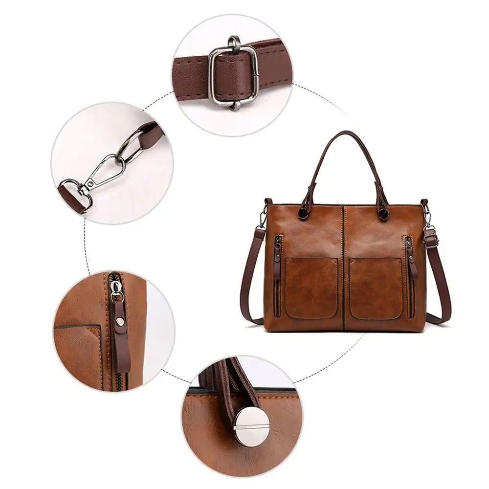 JENNIFER - BOLSO TOTE DE CUERO