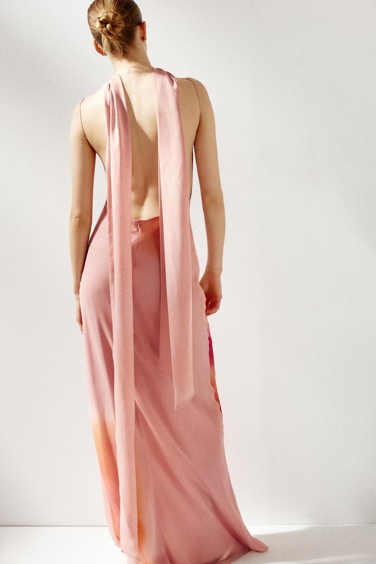 ROSALÍA - VESTIDO LARGO CON FOULARD