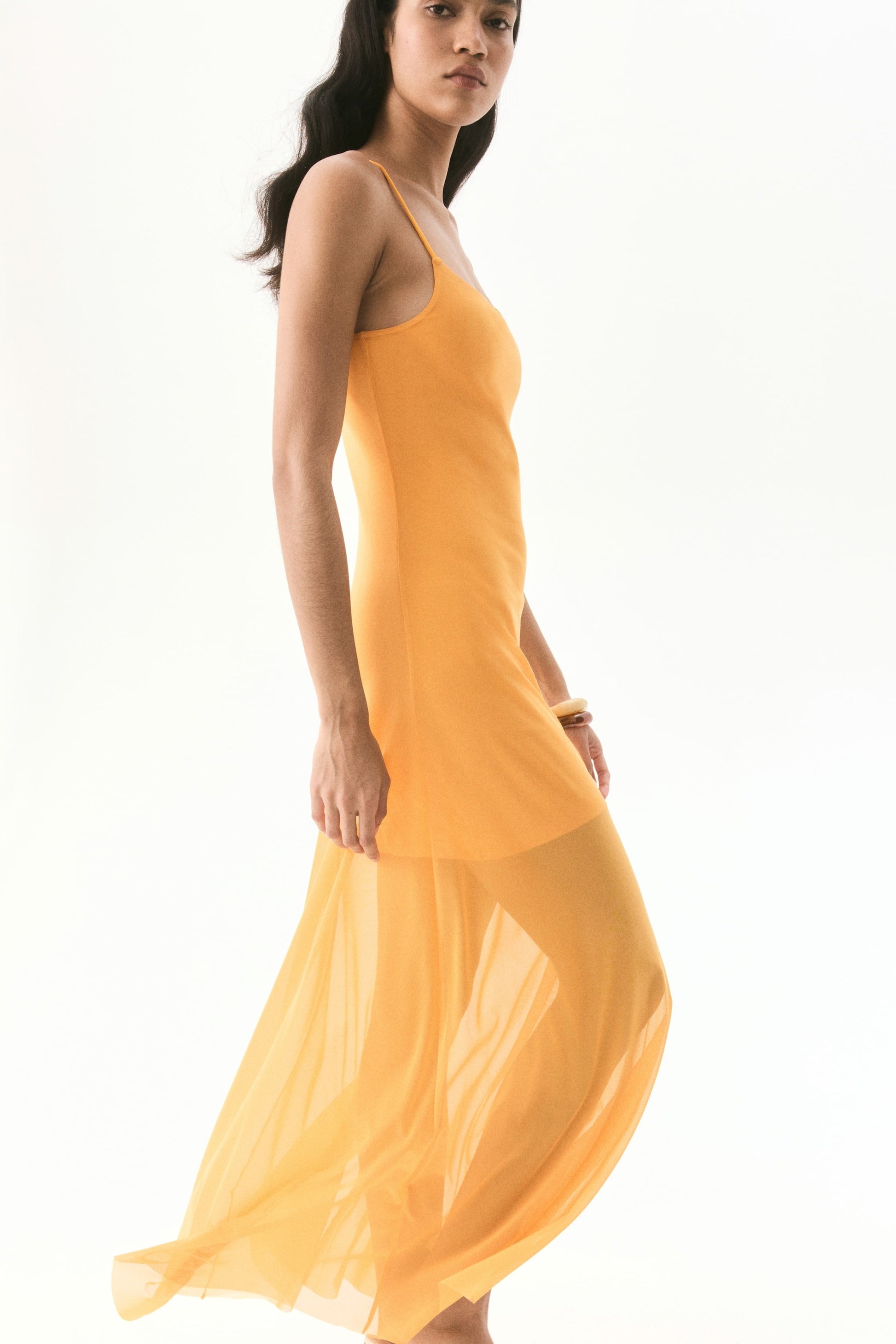 JULIANA - VESTIDO DE MALLA CON TIRANTES