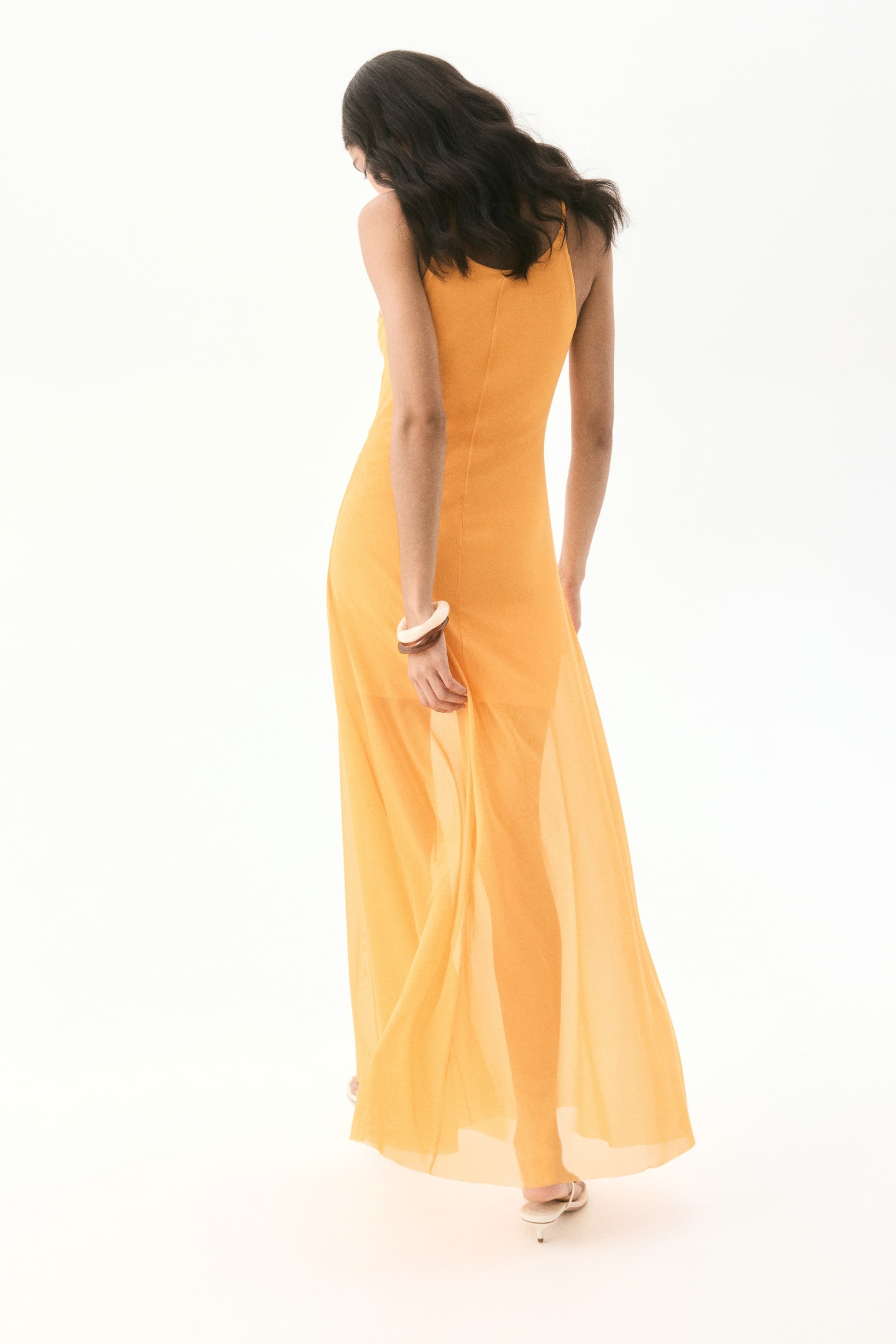 JULIANA - VESTIDO DE MALLA CON TIRANTES