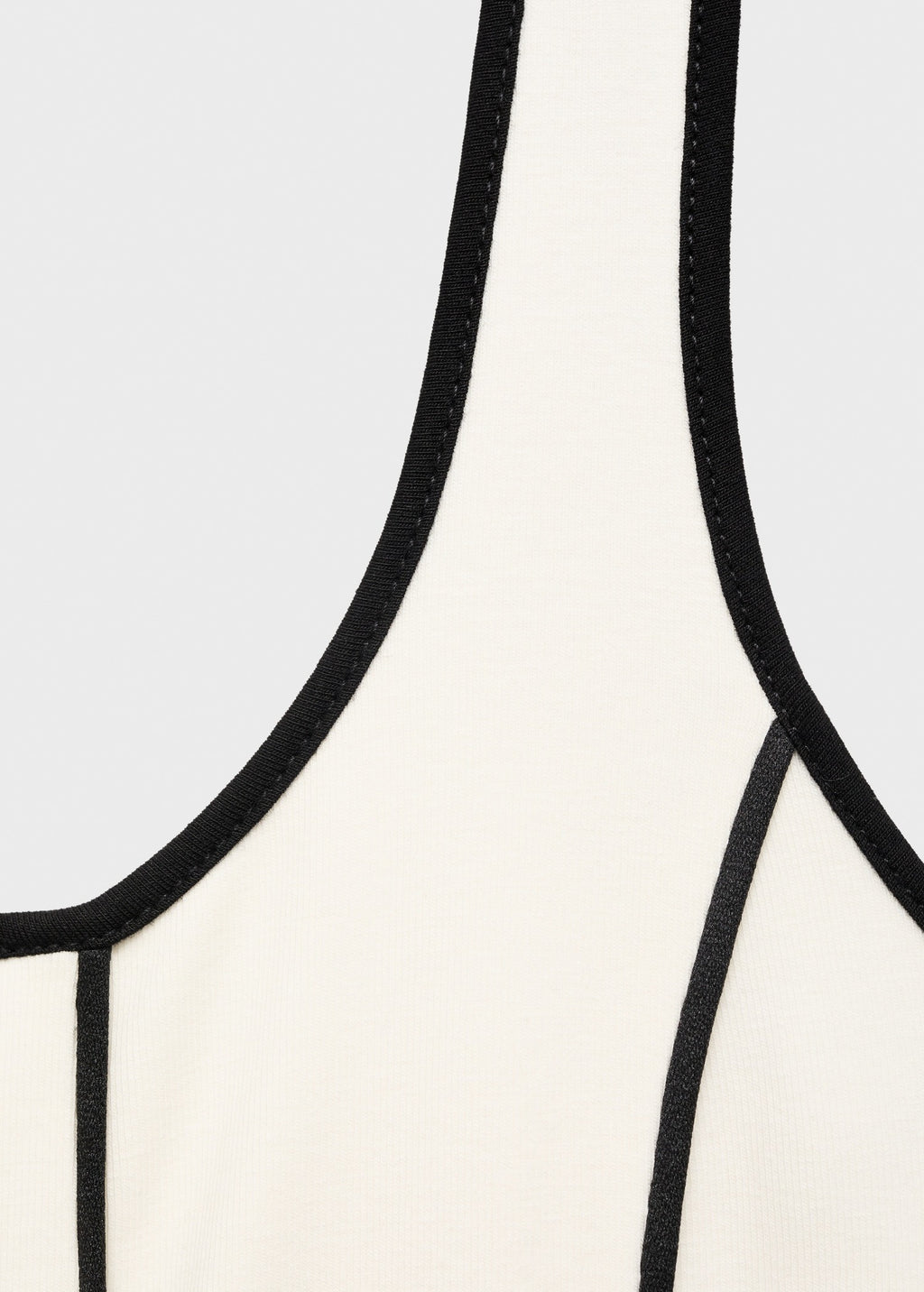 AINARA - VESTIDO MIDI BLANCO DE RAYAS