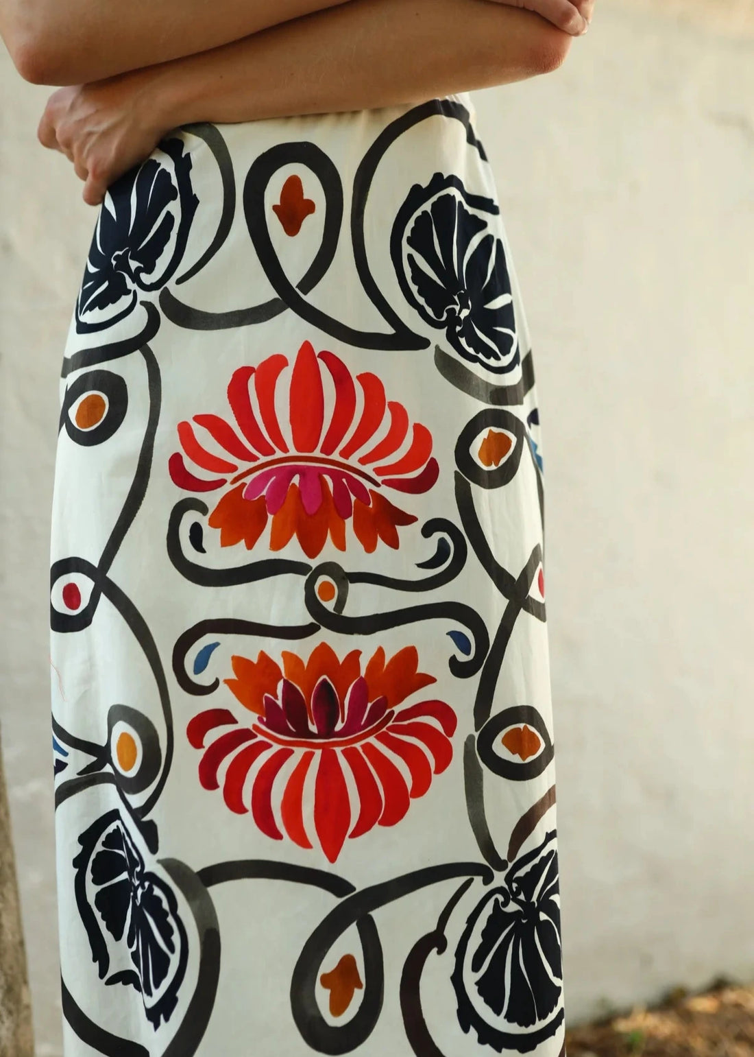 SUSANA - VESTIDO MIDI CON ESTAMPADO