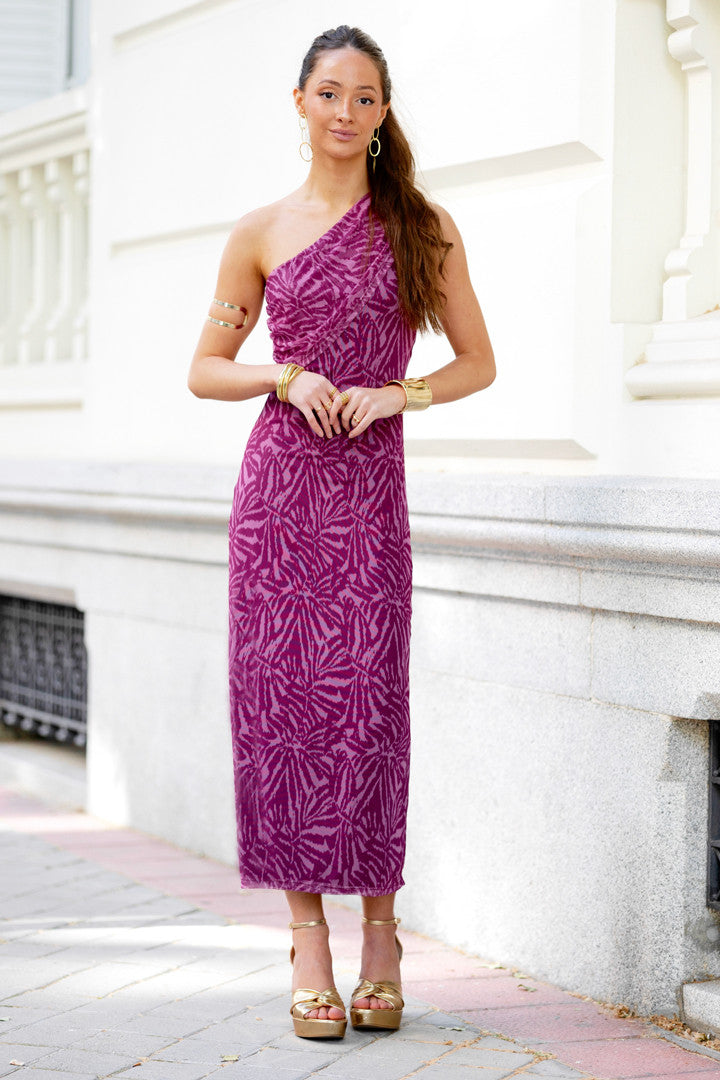 FÁTIMA - VESTIDO ESTAMPADO SIN MANGAS